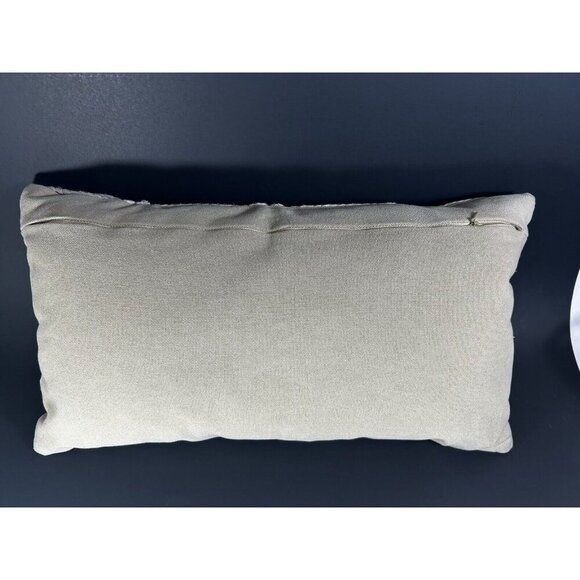 Urban Barn Throw Pillow Boho Natural Macrame - Picture 5 of 10